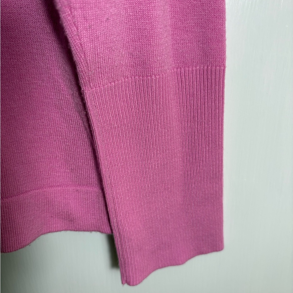 Lilly Pulitzer Pink Sweater with Rhinestone Cluster Embellishment Women S - Picture 7 of 9